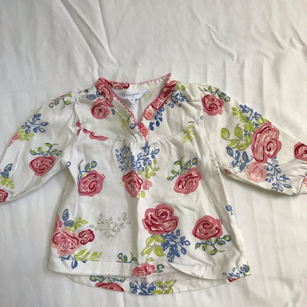 Floral Blouse - 12 months